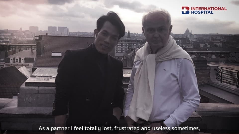 Peter and Allan together, from the Bangkok Hospital film