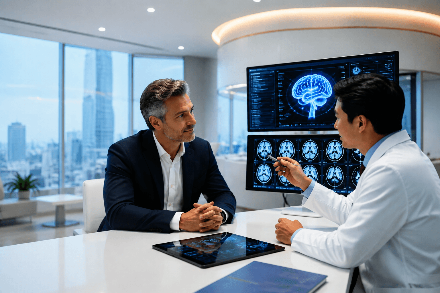 Illustrative scene for Brain & Stroke Prevention