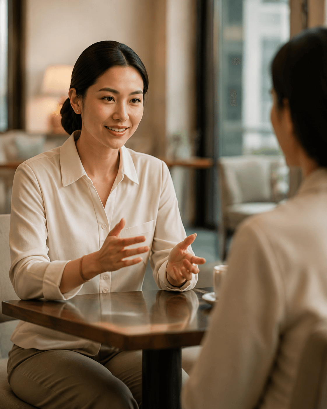 Illustrative conversation with a concierge